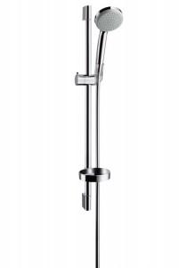 Душевой гарнитур со штангой Hansgrohe коллекция Croma 100 Unica'C с мыльницей хром 27717000