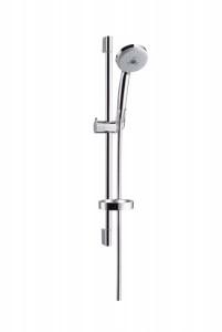 Душевой гарнитур со штангой Hansgrohe коллекция Croma 100 Multi/Unica’C с мыльницей хром 27775000