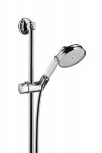 Душовий гарнітур зі штангою Hansgrohe колекція Axor Carlton хром / білий 27947000