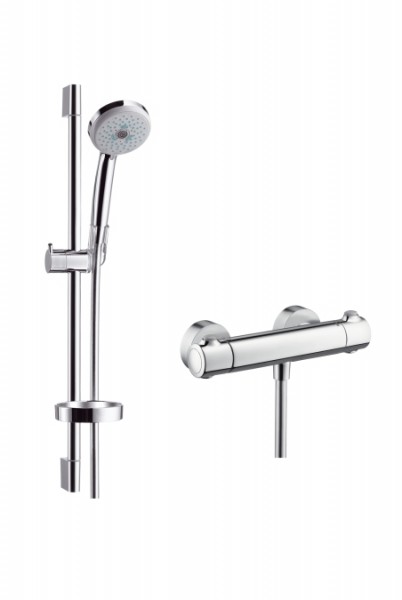 Hansgrohe Croma 100 Душевой набор Croma 100 Multi/Ecostat 1001 SLCombi 0 65 м  ½’ 27086000