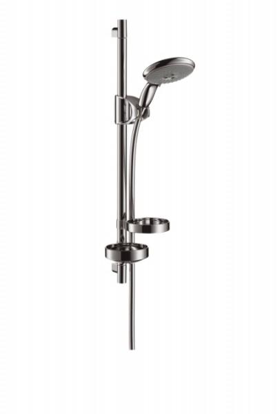 Душевой гарнитур со штангой Hansgrohe коллекция Raindance E 120 AIR с мыльницей хром 27887000