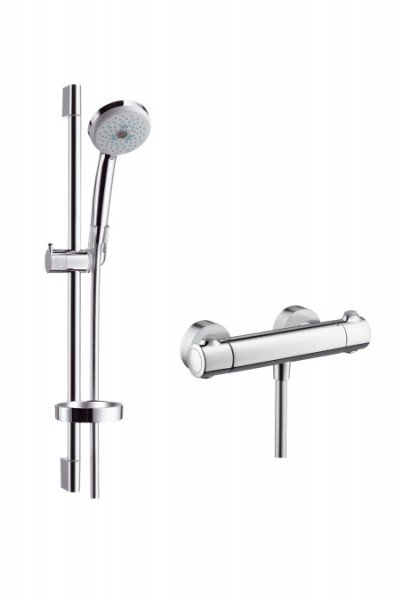 Hansgrohe Croma 100 Душевой набор Croma 100 Multi/Ecostat 1001 SLCombi 0 65 м  ½’ 27086000