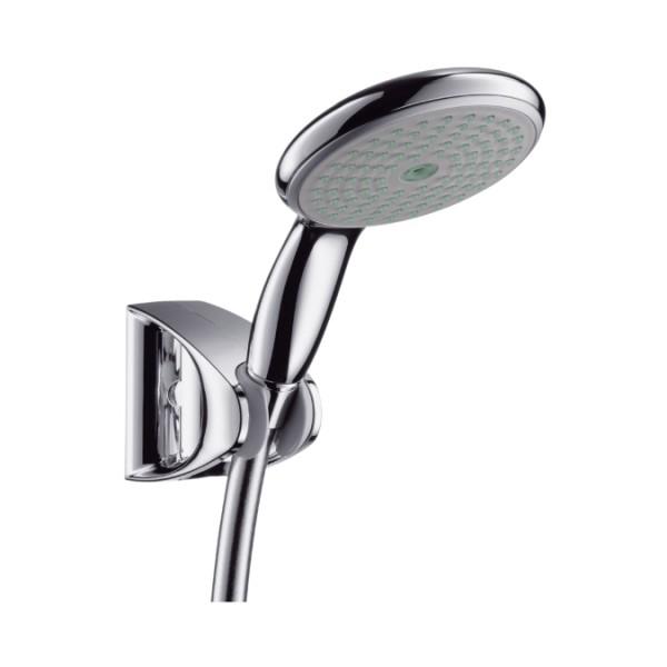 Душовий гарнітур з настінним тримачем Hansgrohe колекція Raindance E 100 AIR хром 27573000