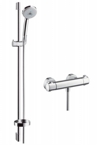 Hansgrohe Croma 100 Душевой набор Croma 100 Multi/Ecostat 1001 SLCombi 0 90 м  ½’ 27085000