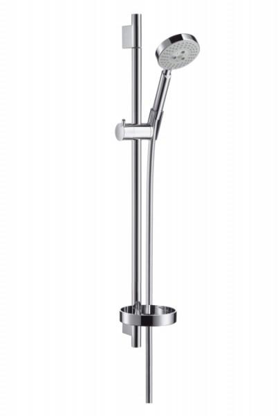 Душевой гарнитур со штангой Hansgrohe коллекция Raindance S 100 AIR EcoSmart с мыльницей хром 27806000
