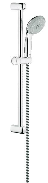 Душевой гарнитур со штангой Grohe коллекция Tempesta Classic хром 27795000