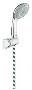 Душевой гарнитур с настенным держателем Grohe коллекция Tempesta Classic хром 28473001