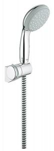 Душевой гарнитур с настенным держателем Grohe коллекция Tempesta 100 хром 2760100E