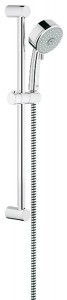 Душевой гарнитур со штангой Grohe коллекция New Tempesta Cosmopolitan хром 27786000