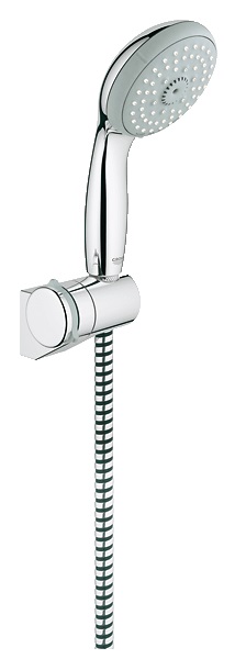 Душовий гарнітур з настінним тримачем Grohe колекція Tempesta Classic хром 28479001