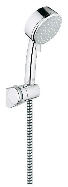Душевой гарнитур с настенным держателем Grohe коллекция New Tempesta Cosmopolitan хром 2758300E