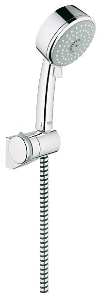 Душевой гарнитур с настенным держателем Grohe коллекция New Tempesta Cosmopolitan хром 27584000