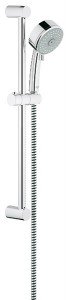 Душевой гарнитур со штангой Grohe коллекция New Tempesta Cosmopolitan хром 27580000