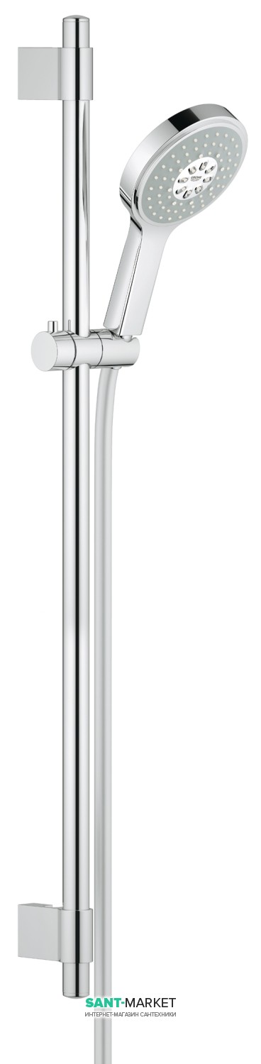 Душевой гарнитур со штангой Grohe коллекция Power&Soul Cosmopolitan хром 27734000