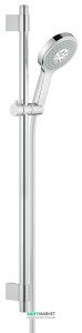 Душевой гарнитур со штангой Grohe коллекция Power&Soul Cosmopolitan хром 27734000