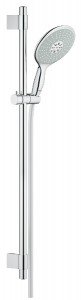 Душевой гарнитур со штангой Grohe коллекция Power&Soul хром 27750000