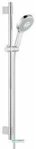 Душевой гарнитур со штангой Grohe коллекция Power&Soul Cosmopolitan хром 27734000