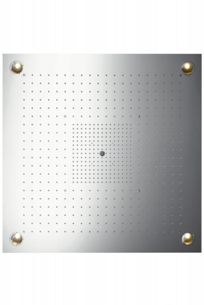 Верхній душ вбудований в стелю з підсвічуванням Hansgrohe колекція Axor ShowerHeaven хром 10623800