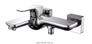 Смеситель однорычажный для ванны с коротким изливом Imprese коллекция Valtice хром 10320