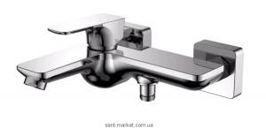 Смеситель однорычажный для ванны с коротким изливом Imprese коллекция Valtice хром 10320