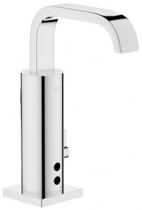 Смеситель для раковины электронный сенсорный с донным клапаном Grohe Allure E хром 36234000