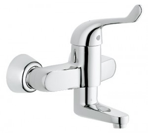 Змішувач для раковини одноважеля настінний Grohe колекція Euroeco Special хром 32791000
