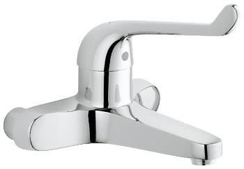 Смеситель для раковины однорычажный настенный Grohe коллекция Euroeco Special хром 32823000