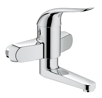 Смеситель для раковины однорычажный настенный Grohe коллекция Euroeco Special хром 32769000