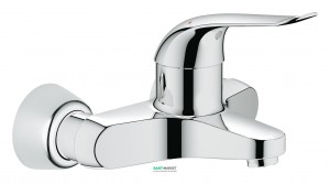 Смеситель для раковины однорычажный настенный Grohe коллекция Euroeco Special хром 32776000