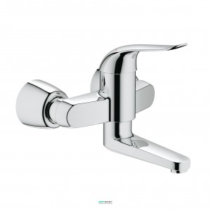 Змішувач для раковини одноважеля настінний Grohe колекція Euroeco Special хром 32771000