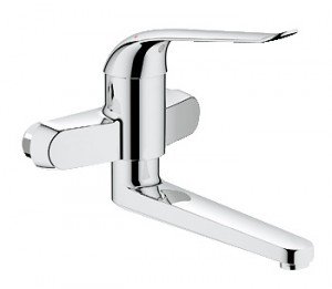 Змішувач для раковини одноважеля настінний Grohe колекція Euroeco Special хром 32772000