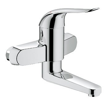 Змішувач для раковини одноважеля настінний Grohe колекція Euroeco Special хром 32769000