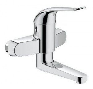 Змішувач для раковини одноважеля настінний Grohe колекція Euroeco Special хром 32769000