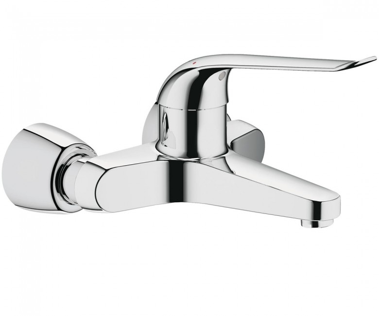 Змішувач для раковини одноважеля настінний Grohe колекція Euroeco Special хром 32779000