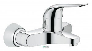 Смеситель для раковины однорычажный настенный Grohe коллекция Euroeco Special хром 32776000