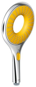 Душевая лейка Grohe коллекция Rainshower Icon хром/желтый 27446000