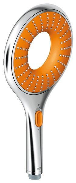 Душевая лейка Grohe коллекция Rainshower Icon хром/оранжевый 27444000