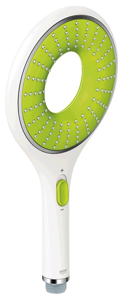 Душова лійка Grohe колекція Rainshower Icon білий / зелений 27276LS0