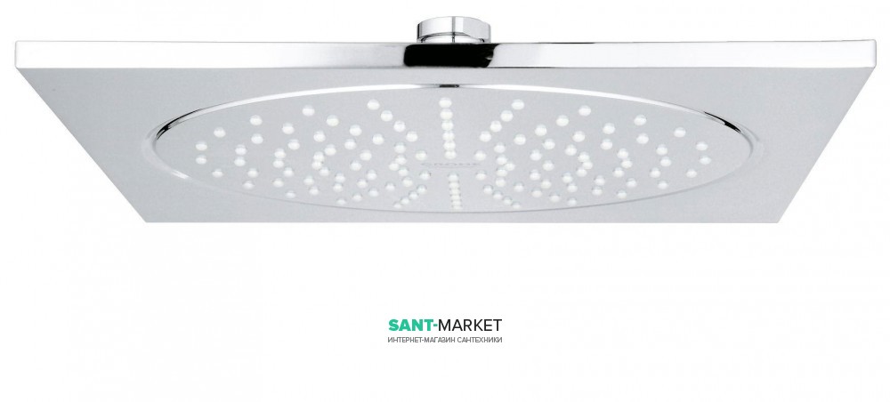 Лейка для верхнього душа з тропічним душем Grohe колекція Rainshower F-Series хром 27271000