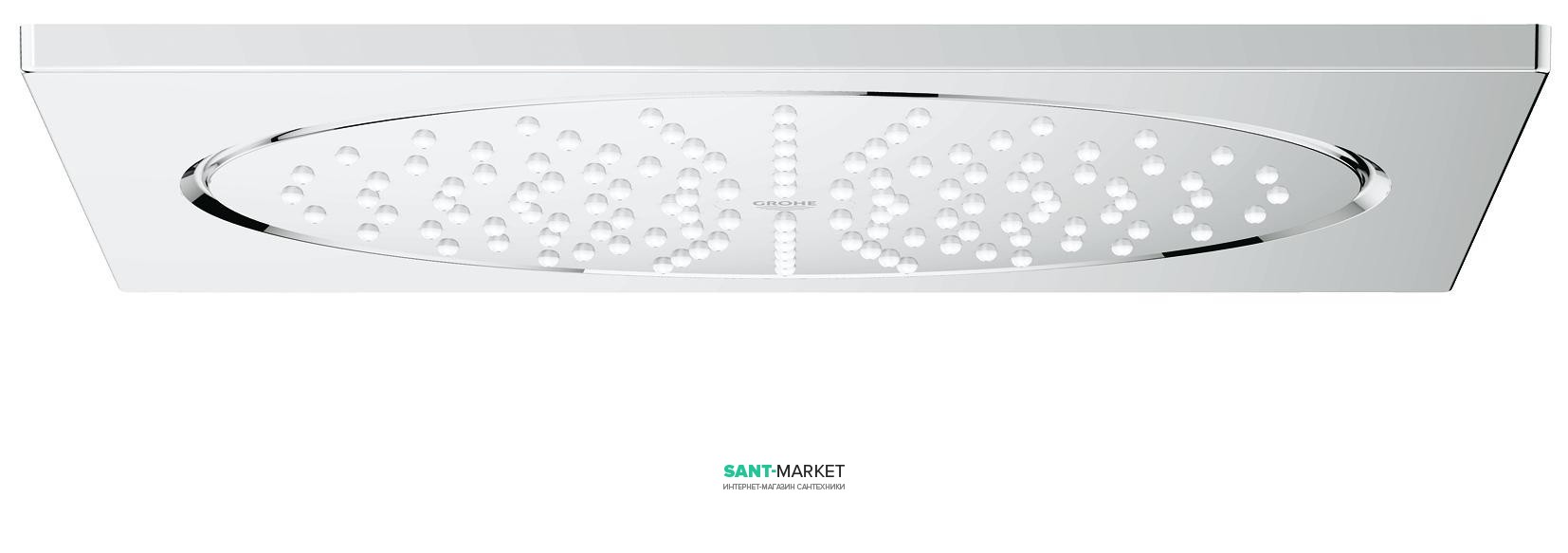 Верхній душ вбудований в стелю Grohe колекція Rainshower F-Series хром 27467000