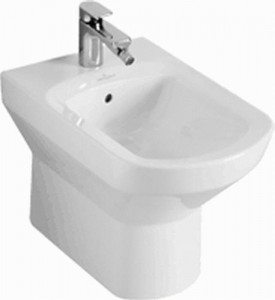 Біде підлогове Villeroy & Boch колекція Subway 57х37х40 з переливом 741000R1