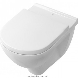 Унитаз подвесной без бачка Villeroy&Boch коллекция O.Novo 5660H101 + Сиденье 9M38S101