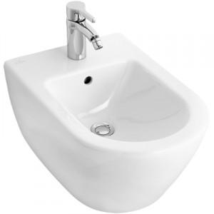 Біде підвісне Villeroy & Boch колекція Subway 2.0 48х36х42 з переливом 54060001