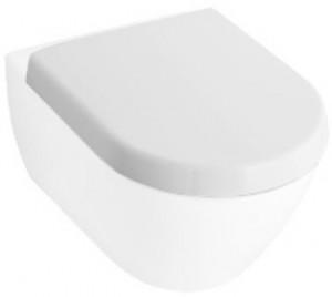 Сиденье на унитаз с функцией soft-closing Villeroy&Boch SUBWAY 2 9M69S101