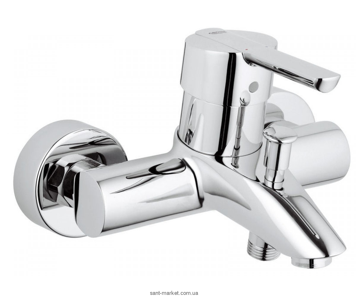 Смеситель однорычажный для ванны с коротким изливом Grohe коллекция Feel хром 32269000