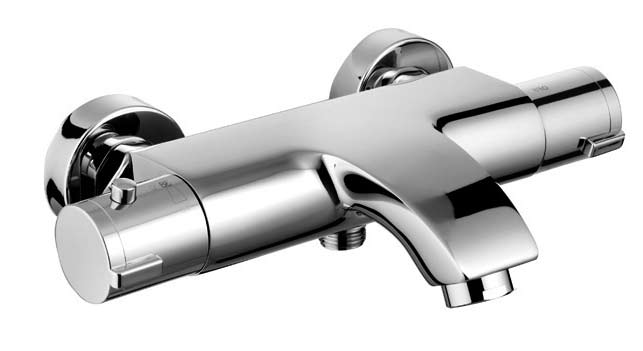 Смеситель с термостатом двухвентильный для ванны Imprese коллекция Centrum хром 10400