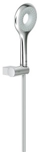 Душовий гарнітур з настінним тримачем Grohe колекція Rainshower Icon хром / сірий 27381000