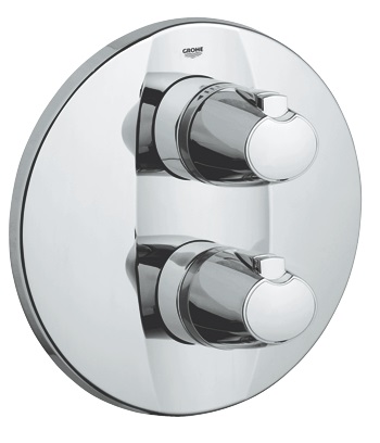 Змішувач для душа вбудований із термостатом Grohe колекція Grohtherm 3000 хром 19255000