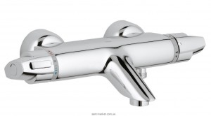 Смеситель с термостатом двухвентильный для ванны Grohe коллекция Precision Comfort хром 34230000