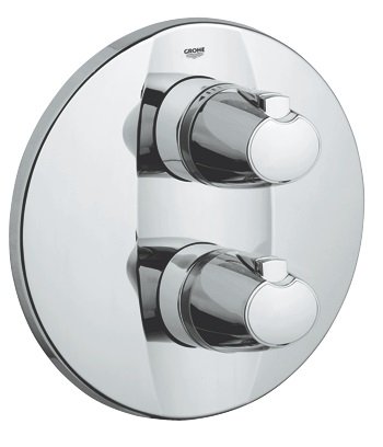 Смеситель для душа встраиваемый с термостатом Grohe коллекция Grohtherm 3000 хром 19255000